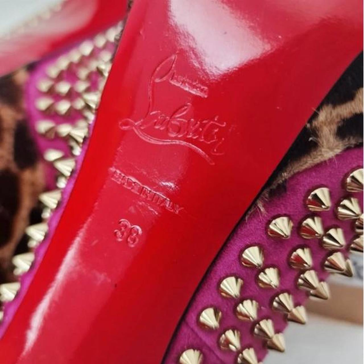 CHRISTIAN LOUBOUTIN PINK/CHEETAH | EU 38