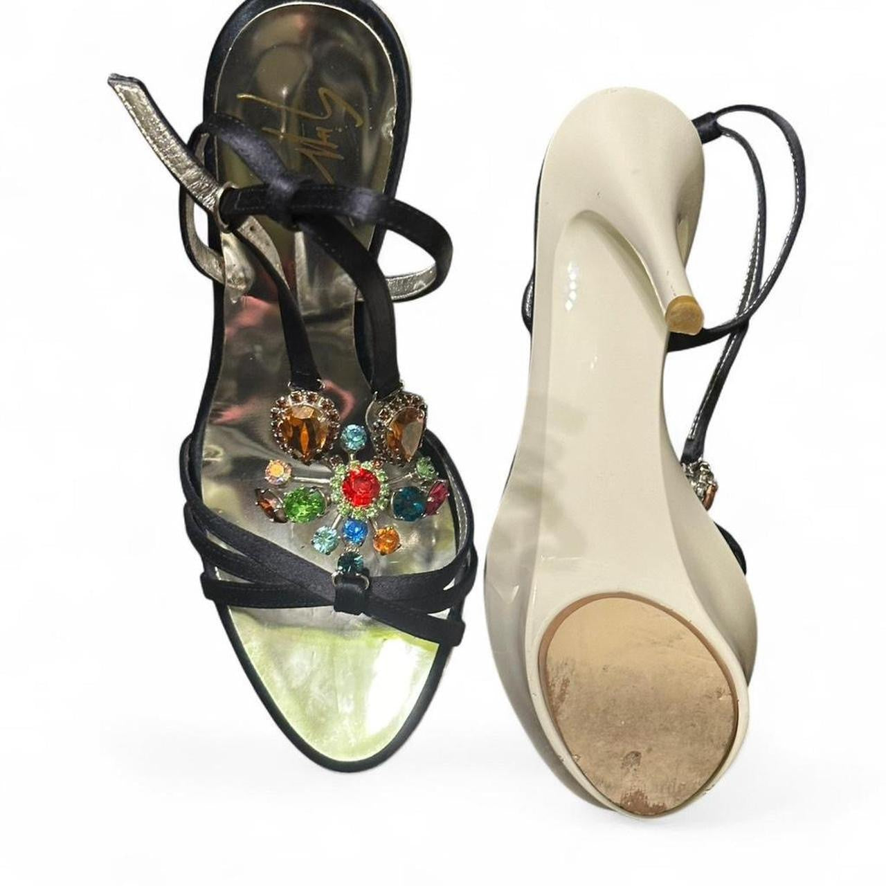 GIUSEPPE JEWELLED PLATFORM HEELS | EU 37