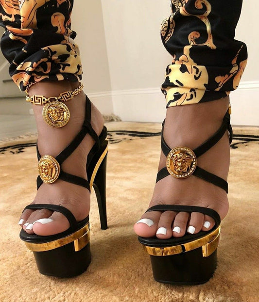 VERSACE MEDUSA TRIPLE PLATFORM | EU 37