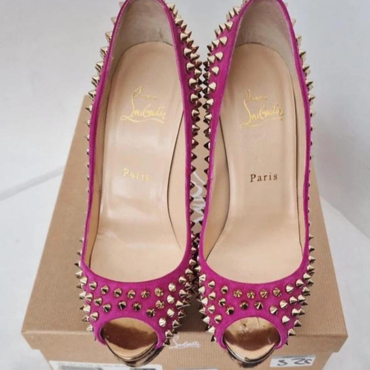 CHRISTIAN LOUBOUTIN PINK/CHEETAH | EU 38