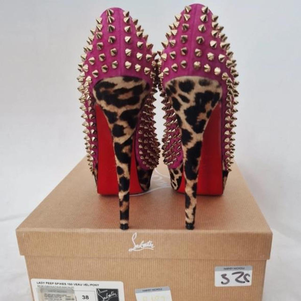 CHRISTIAN LOUBOUTIN PINK/CHEETAH | EU 38