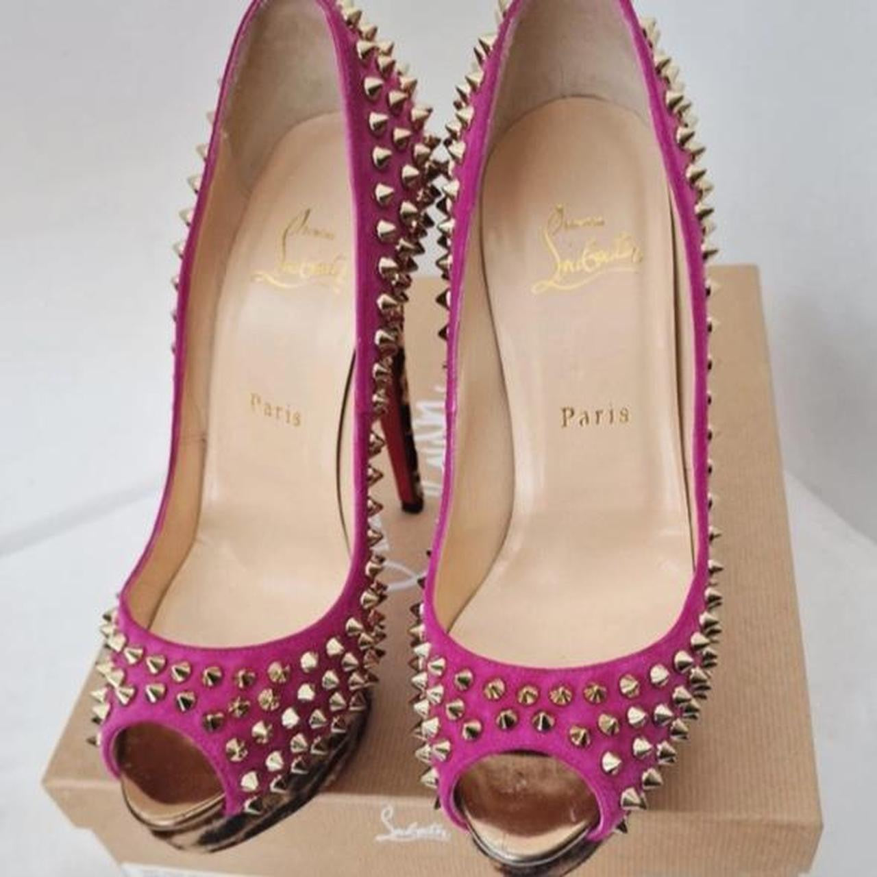 CHRISTIAN LOUBOUTIN PINK/CHEETAH | EU 38