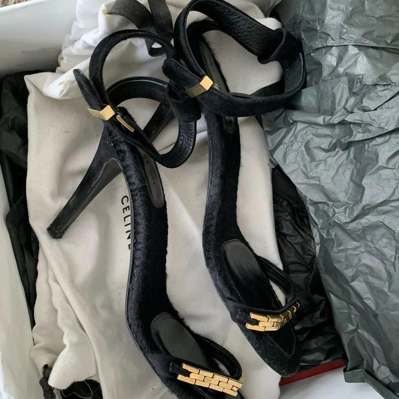 CELINE 2010 FUR-LINED HEELS | EU 38