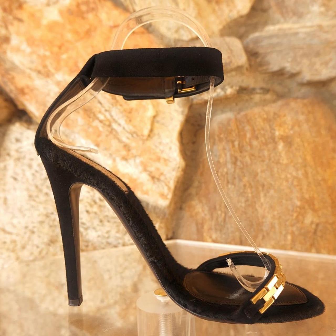 CELINE 2010 FUR-LINED HEELS | EU 38
