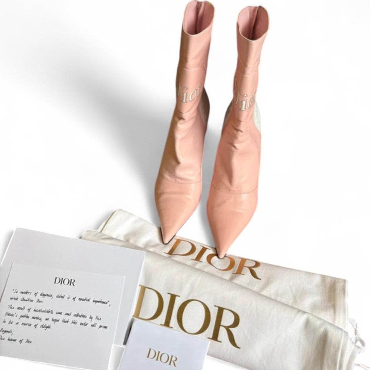 CHRISTIAN DIOR MOTO BOOTS | EU 38.5