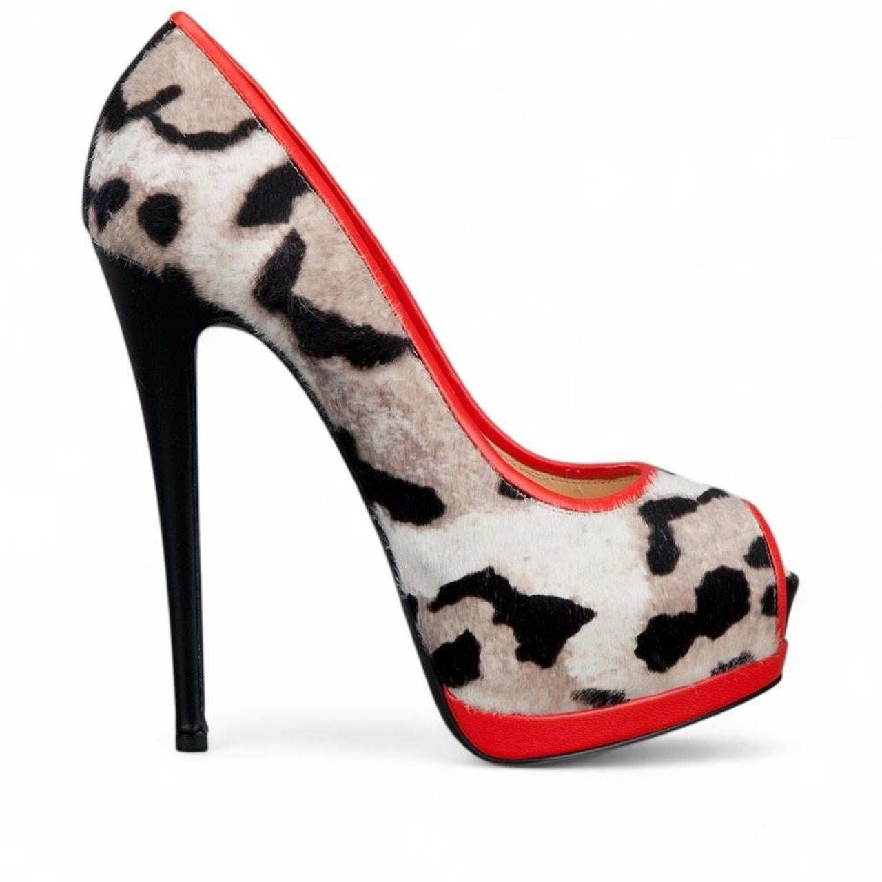 GIUSEPPE PINK PONY HAIR HEELS | EU 37