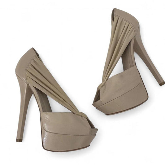FENDI s/s 2010 Leather Draped Heels | EU 41